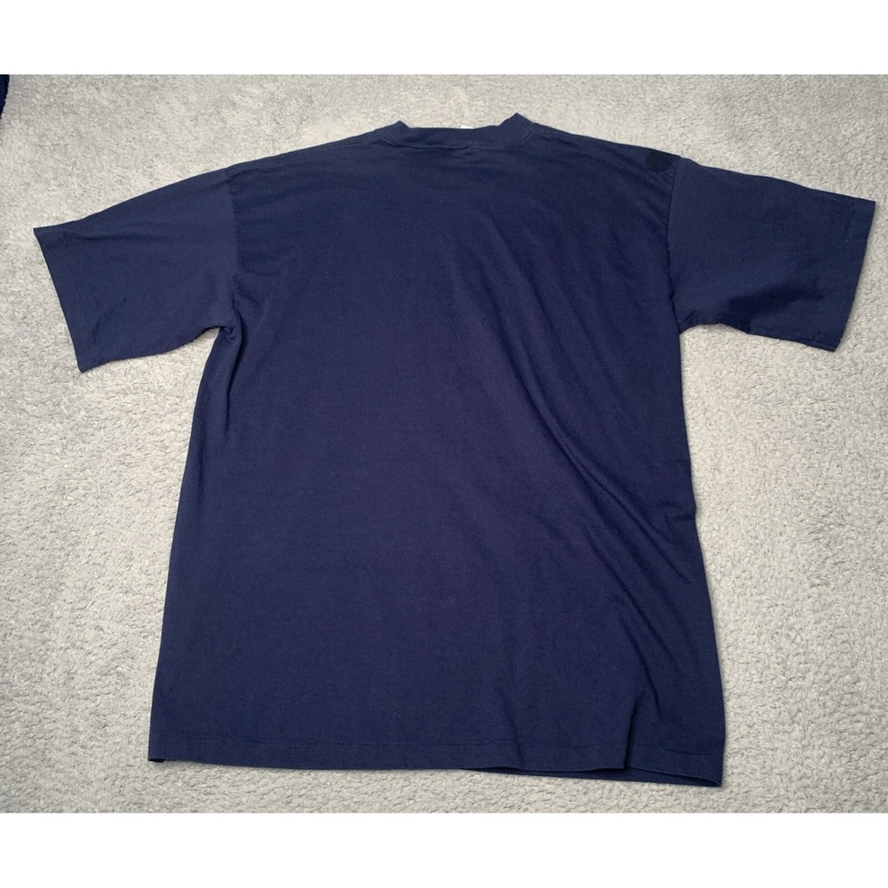 VTG 90's Georgetown Hoyas College Basketball T Shirt Sz L Made USA Single Stitch - Picture 7 of 10